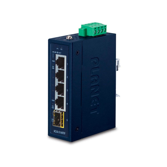 IGS-510TF » 5-port Gigabit Ethernet Switch