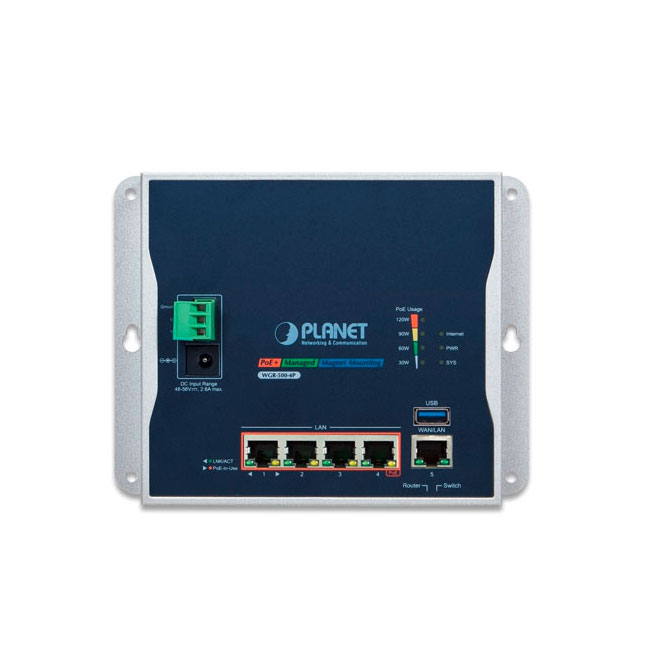WGR-500-4P » 4-port Gigabit Router