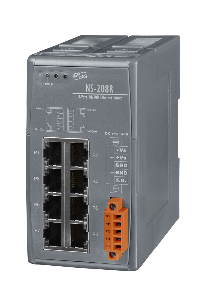 NS-208R CR » 8 Port Ethernet Switch
