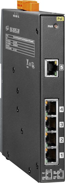NSM-205PSE-24V CR » 5 Port PoE Switch