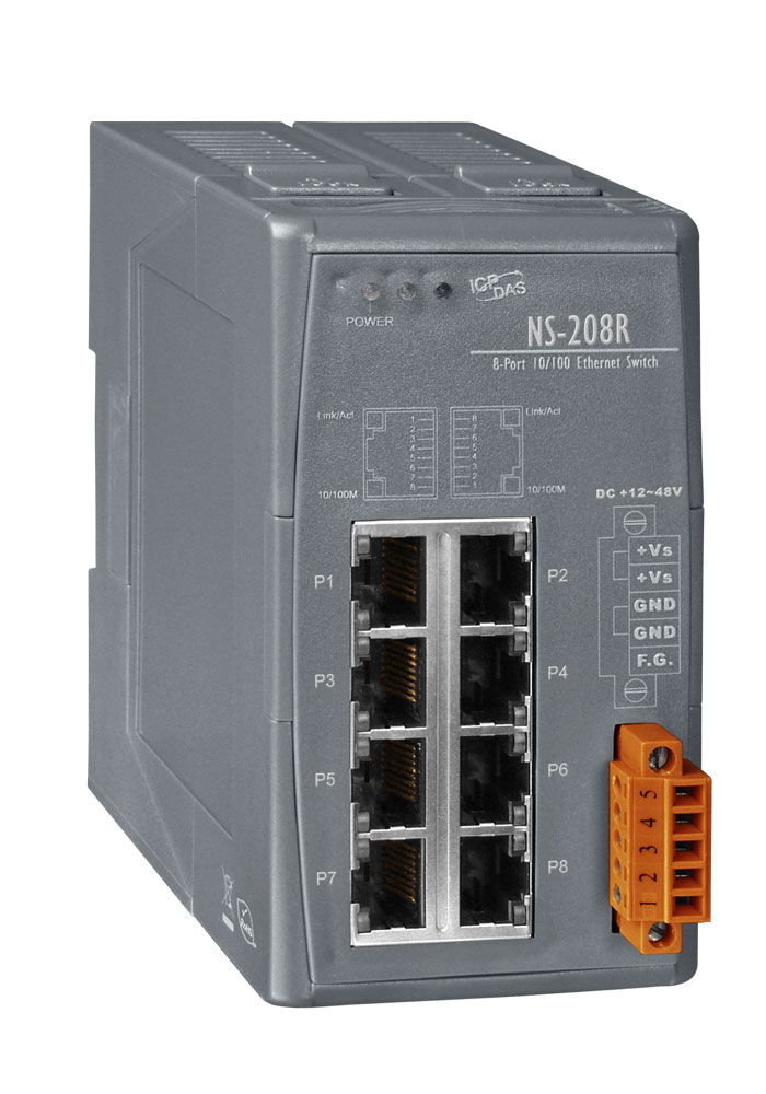 NS-208R CR » 8 Port Ethernet Switch